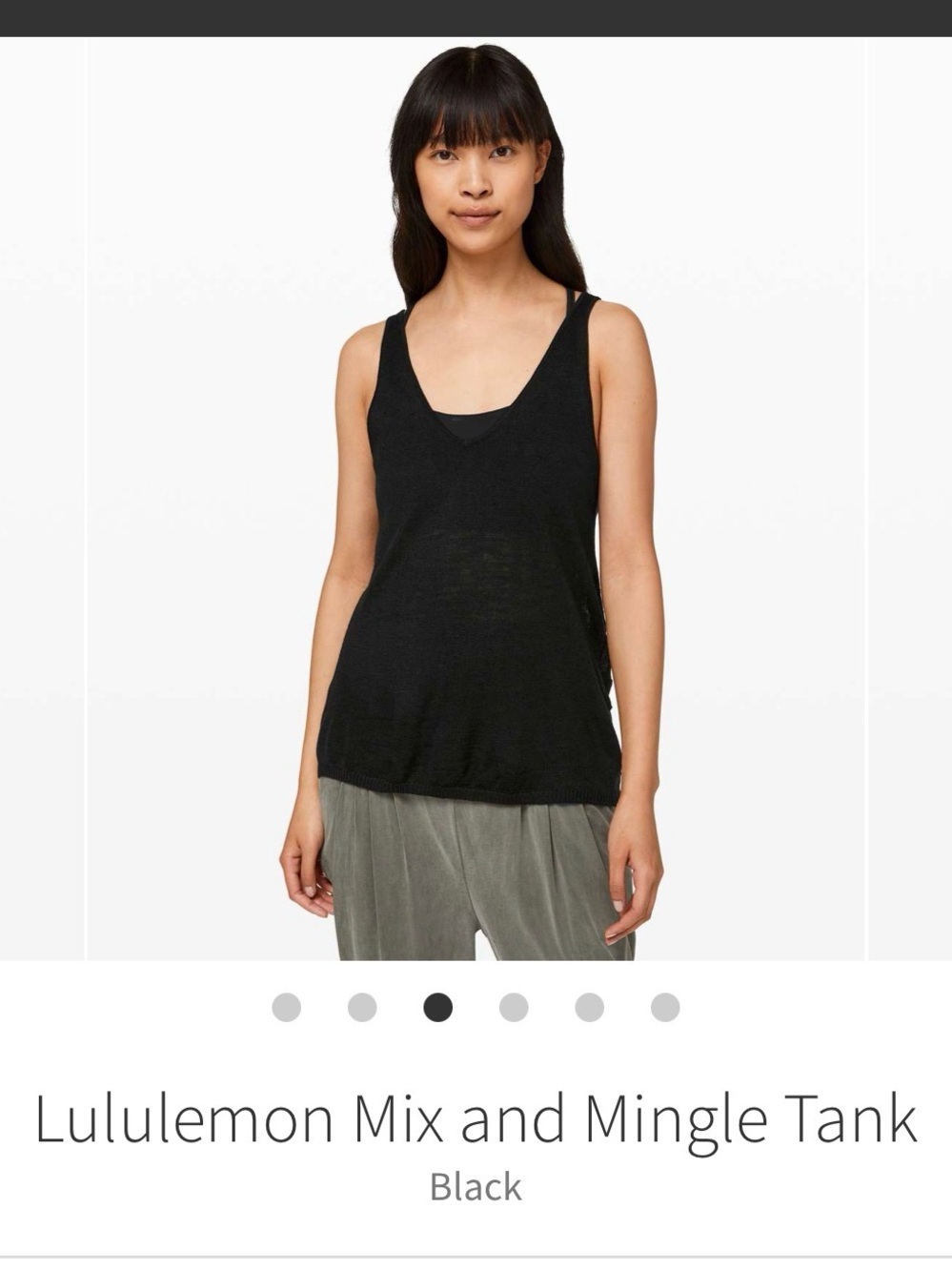 Lululemon mix and mingle tank